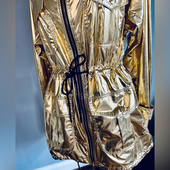 MICHAEL MICHAEL KORS Metallic Nylon Anorak Jacket - Picture 5 of 13